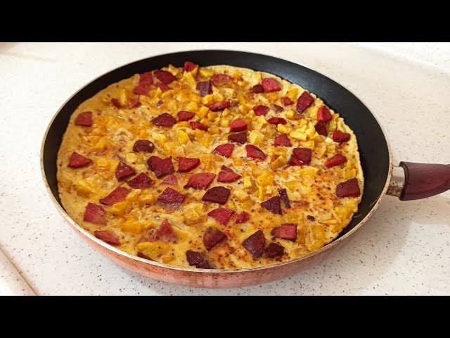 Sucuklu Omlet